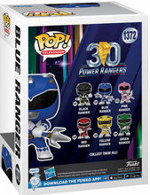 Load image into Gallery viewer, Mighty Morphin Power Rangers 30th Anniversary Blue Ranger Funko Pop! Vinyl Figure #1372
