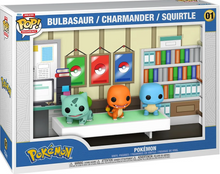 Load image into Gallery viewer, Pokemon Bulbasaur Charmander Squirtle Deluxe Funko Pop! Moment with Case #01
