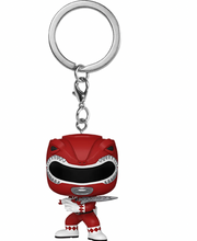 Load image into Gallery viewer, Mighty Morphin Power Rangers 30th Anniversary Red Ranger Funko Pocket Pop! Key Chain
