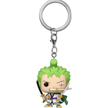 Load image into Gallery viewer, One Piece Roronoa Zoro Funko Pocket Pop! Key Chain
