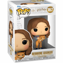 Load image into Gallery viewer, Harry Potter and the Prisoner of Azkaban Hermione Granger with Crookshanks Funko Pop! Vinyl Figure #167 and Buddy
