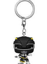 Load image into Gallery viewer, Mighty Morphin Power Rangers 30th Anniversary Black Ranger Funko Pocket Pop! Key Chain
