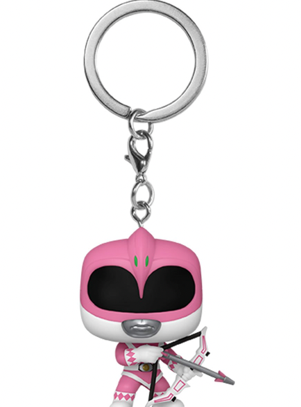 Mighty Morphin Power Rangers 30th Anniversary Pink Ranger Funko Pocket Pop! Key Chain