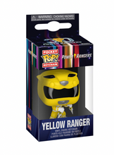 Load image into Gallery viewer, Mighty Morphin Power Rangers 30th Anniversary Yellow Ranger Funko Pocket Pop! Key Chain
