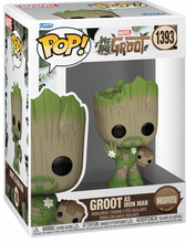 Load image into Gallery viewer, We Are Groot as Iron Man Funko Pop! Vinyl Figure #1393
