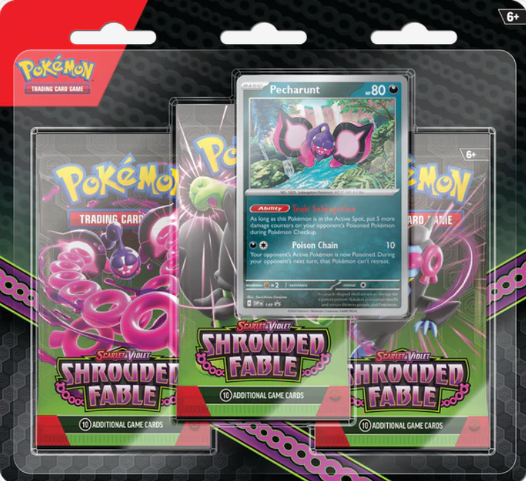 Pokemon SV6.5 Shrouded Fable 3pk Blister