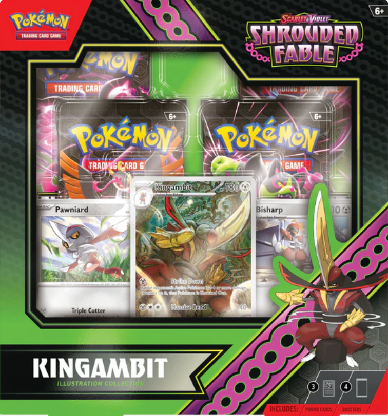 Pokemon SV6.5 Shrouded Fable Kingambit Illustration Collection Box