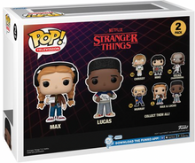 Load image into Gallery viewer, Stranger Things Season 4 Max &amp; Lucas Funko Pop! Vinyl Figure 2-Pack
