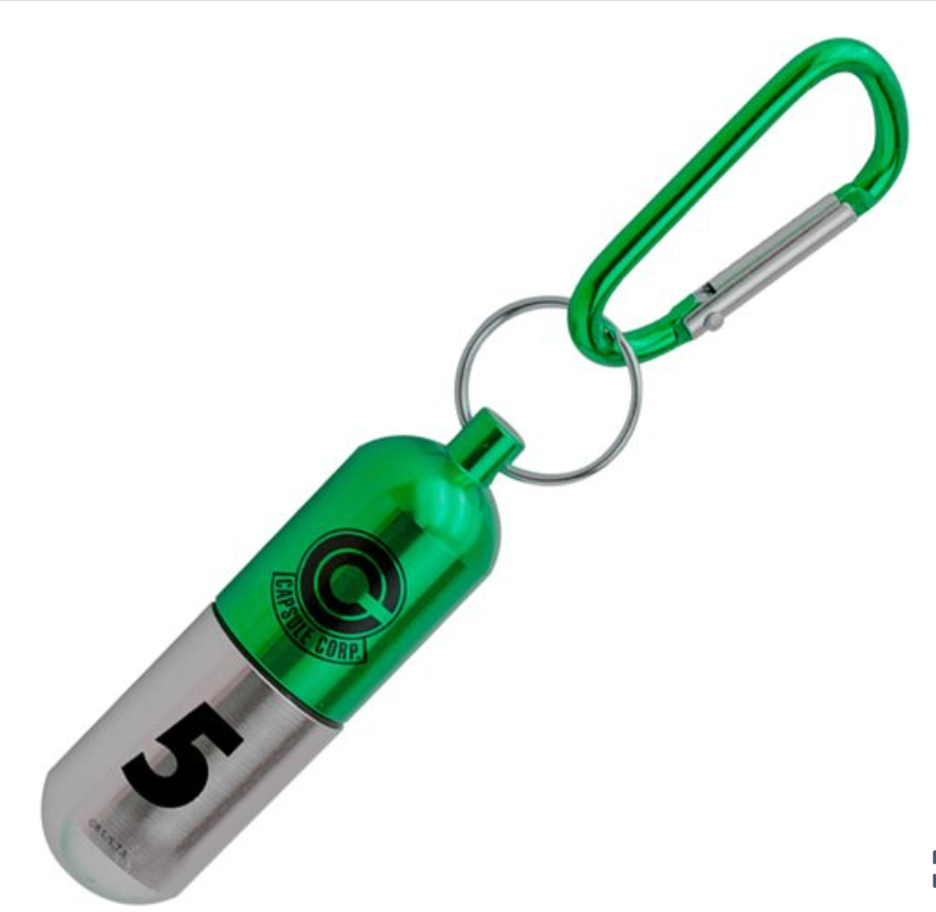 Dragon Ball Z Green Capsule Corp 3D Key Chain