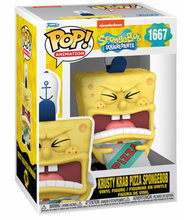 Load image into Gallery viewer, SpongeBob SquarePants 25th Anniversary Krusty Krab Pizza SpongeBob Funko Pop! Vinyl Figure #1667
