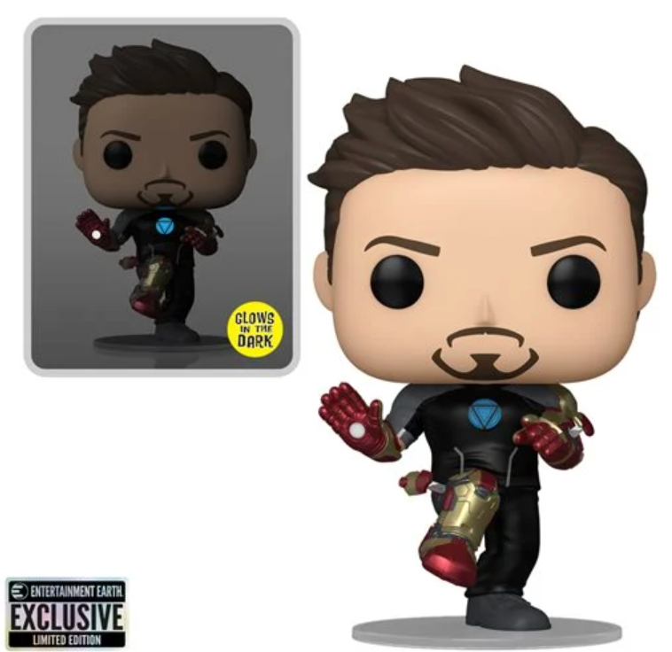 Iron Man 3 Tony Stark Suit-Up Glow-in-the-Dark Funko Pop! Vinyl Figure #1416 - Entertainment Earth Exclusive