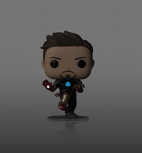 Load image into Gallery viewer, Iron Man 3 Tony Stark Suit-Up Glow-in-the-Dark Funko Pop! Vinyl Figure #1416 - Entertainment Earth Exclusive
