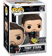 Load image into Gallery viewer, Iron Man 3 Tony Stark Suit-Up Glow-in-the-Dark Funko Pop! Vinyl Figure #1416 - Entertainment Earth Exclusive
