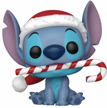 Load image into Gallery viewer, Lilo &amp; Stitch Holiday Stitch with Candy Cane Funko Pop! Vinyl Figure #1502
