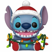 Load image into Gallery viewer, Lilo &amp; Stitch Holiday Stitch with Lights Funko Pop! Vinyl Figure #1504
