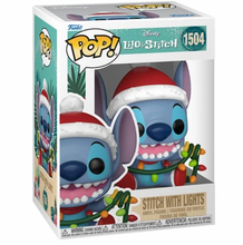 Load image into Gallery viewer, Lilo &amp; Stitch Holiday Stitch with Lights Funko Pop! Vinyl Figure #1504
