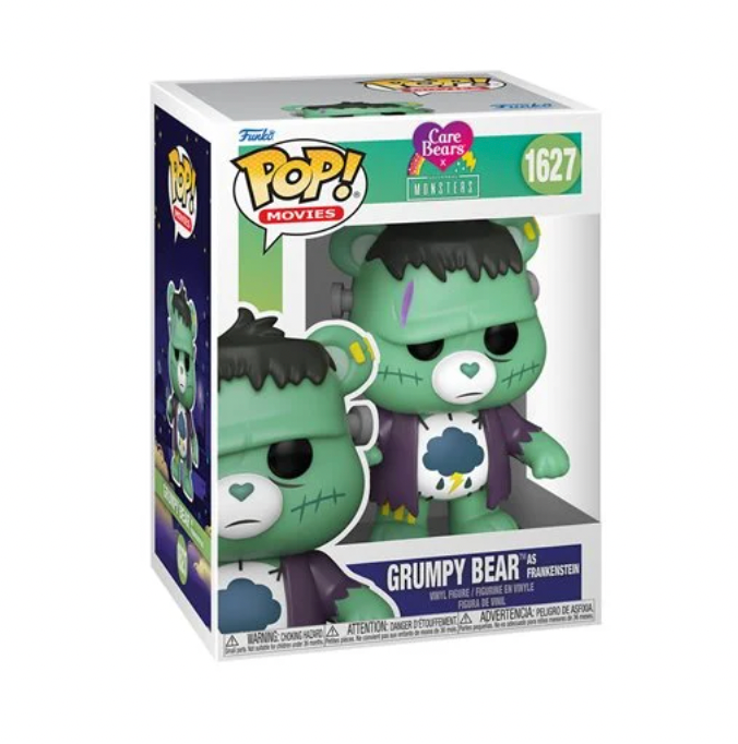 care bears x universal monsters funko pop Care Bears x Universal Monsters Grumpy Bear as Frankenstein Funko Pop! – Nick Nacks 4 Nerds