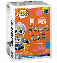 Load image into Gallery viewer, Despicable Me 4 Minion x BTS J-Hope Funko Pop! Vinyl Figure #421
