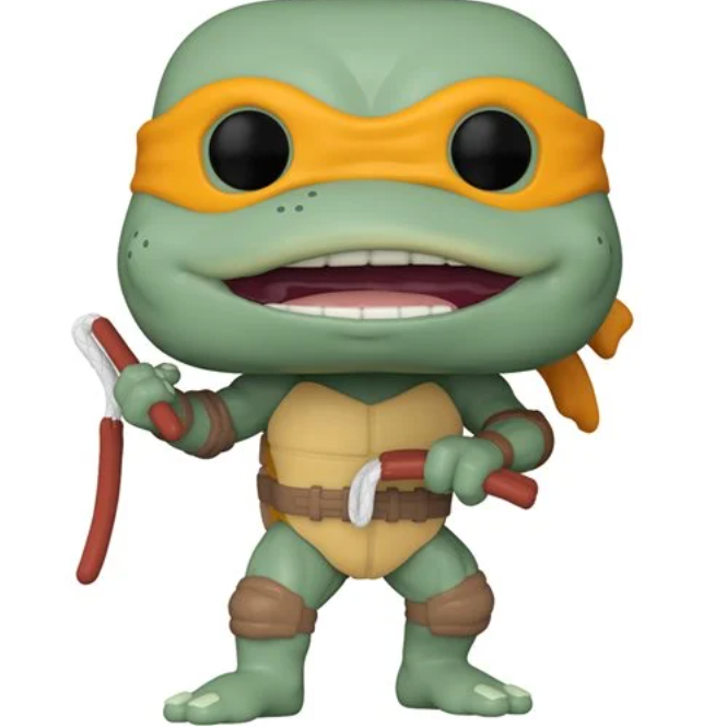 Teenage Mutant Ninja Turtles 1990 Michelangelo Sausage Link Nunchucks Funko Pop! Vinyl Figure #1611