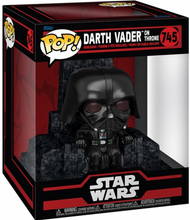 Load image into Gallery viewer, Star Wars Dark Side Darth Vader on Throne Deluxe Funko Pop! Vinyl Figure #745
