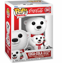 Load image into Gallery viewer, Coca-Cola Polar Bear with Cub Funko Pop! Vinyl Figure #241
