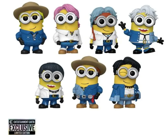 Despicable Me 4 Minions x BTS Funko Pop! Vinyl Figure 7-Pack - Entertainment Earth Exclusive