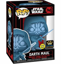 Load image into Gallery viewer, Star Wars Hologram Darth Maul Glow-in-the-Dark Funko Pop! Vinyl Figure #740 - Specialty Series
