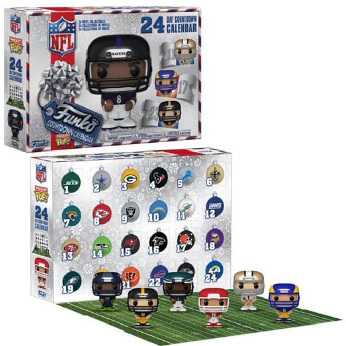 NFL Football 2024 Edition Funko Pocket Pop! Advent Calendar