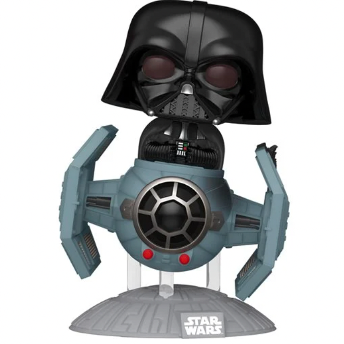 Star Wars Dark Side Darth Vader with TIE Fighter Advanced x1 Starfighter Deluxe Funko Pop! Ride #742