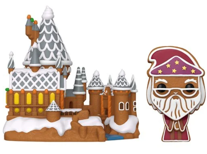 Harry Potter Gingerbread Albus Dumbledore and Hogwarts Funko Pop! Town #42