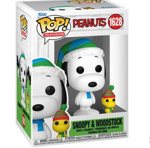 Load image into Gallery viewer, A Charlie Brown Christmas Snoopy Funko Pop! Vinyl Figure #1628 and Woodstock Buddy
