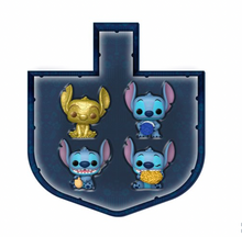 Load image into Gallery viewer, Lilo &amp; Stitch Hanukkah Pocket Pop! Mini-Figure Dreidel 4-Pack Set
