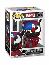 Load image into Gallery viewer, Marvel Carnage Captain America Funko Pop! Vinyl Figure #1436
