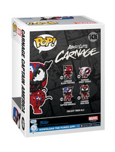 Load image into Gallery viewer, Marvel Carnage Captain America Funko Pop! Vinyl Figure #1436
