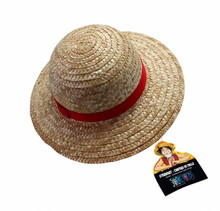 Load image into Gallery viewer, One Piece Luffy Straw Adult Size Hat
