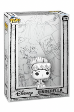 Load image into Gallery viewer, Disney Sketched Cinderella Funko Pop! Cover Art Figure #1523 with Case
