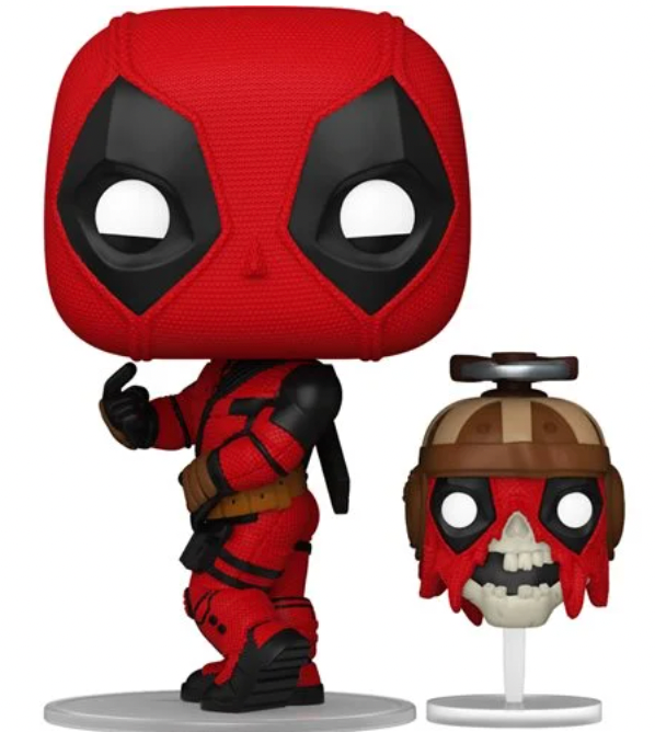 Deadpool & Wolverine Deadpool with Headpool Funko Pop! Vinyl Figure #1400 and Buddy