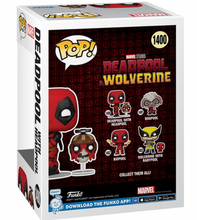 Load image into Gallery viewer, Deadpool &amp; Wolverine Deadpool with Headpool Funko Pop! Vinyl Figure #1400 and Buddy
