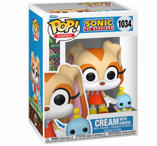 Load image into Gallery viewer, Sonic The Hedgehog Cream Funko Pop! Vinyl Figure with Cheese Buddy #1034
