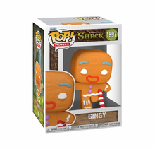 Load image into Gallery viewer, Shrek DreamWorks 30th Anniversary Gingy with Candy Cane Funko Pop! Vinyl Figure #1597
