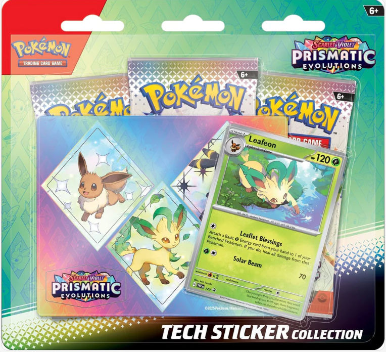 Pokemon SV8.5 Prismatic Evolutions Tech Sticker Collection