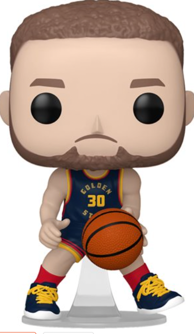 NBA Golden State Warriors Stephen Curry (City Edition 2024) Funko Pop! Vinyl Figure #205