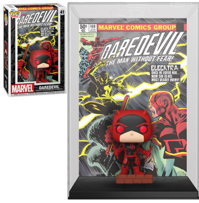 Daredevil the Man Without Fear #168 Funko Pop! Comic Cover Figure #41 with Case
