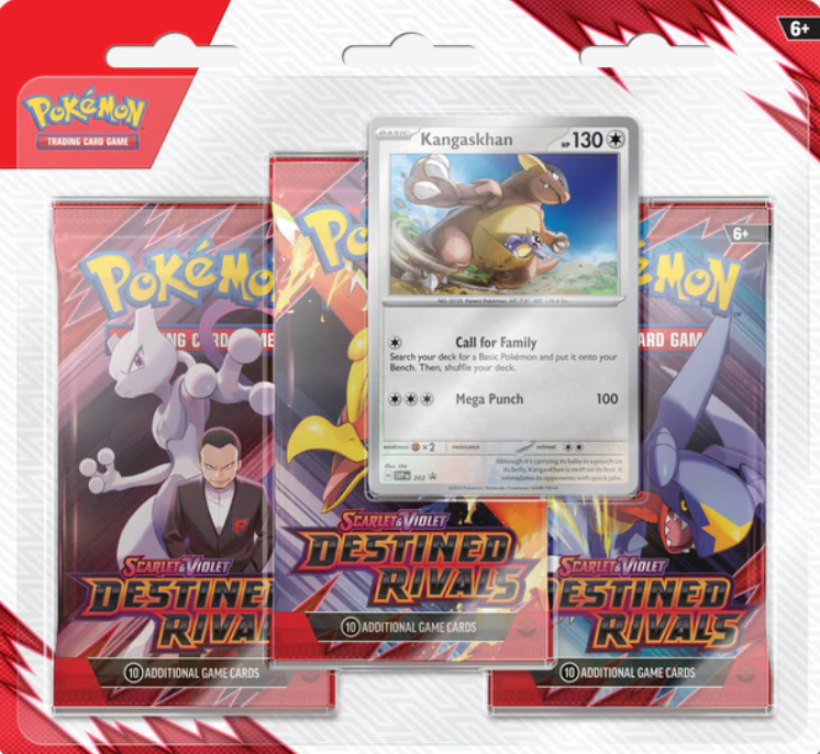 Pokemon SV10 Destined Rivals 3pk Blister