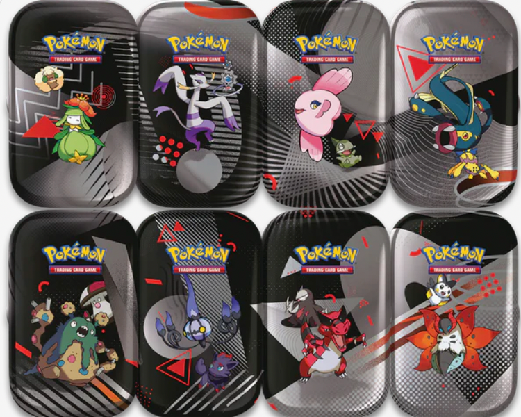 Pokemon SV10.5 Unova 8ct Mini Tin Display