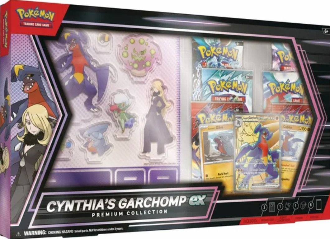 Pokémon Cynthia's Garchomp ex Premium Collection Box