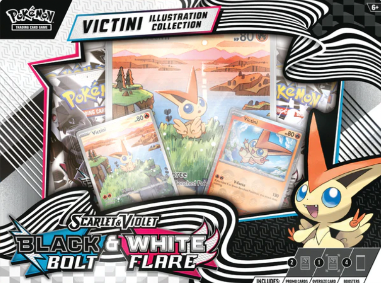 Pokemon SV10.5 Unova Victini Illustration Collection Box