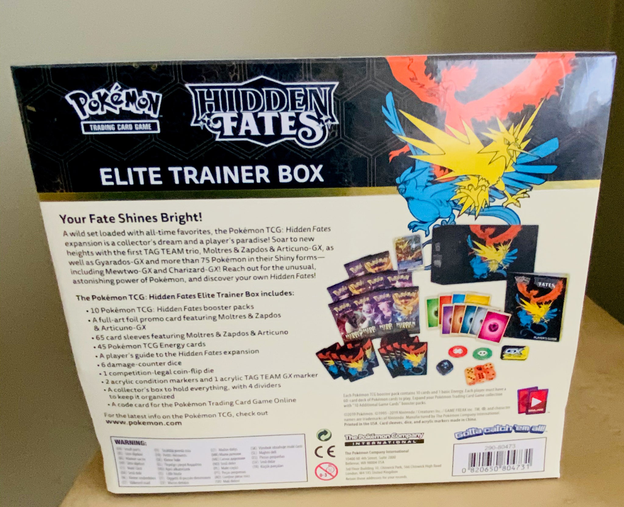 Pokemon Hidden Fates Elite Trainer Box deals NEW