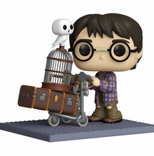 Load image into Gallery viewer, Harry Potter and the Sorcerer&#39;s Stone 20th Anniversary Harry Pushing Trolley Deluxe Pop! Vinyl Figure
